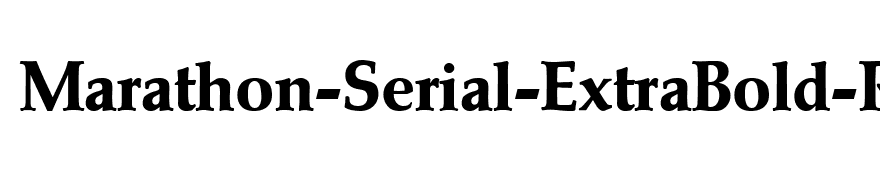 Marathon-Serial-ExtraBold-Regular