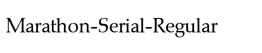 Marathon-Serial-Regular