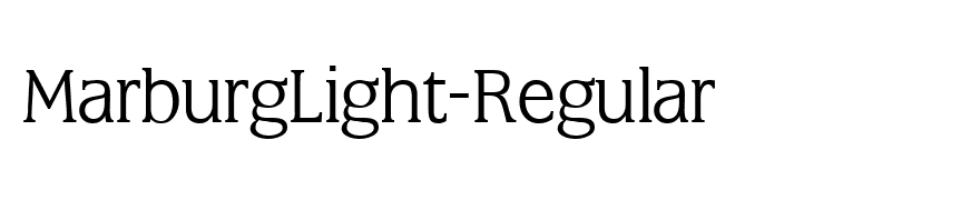 MarburgLight-Regular