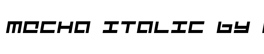 Mecha Italic by Captain Falcon