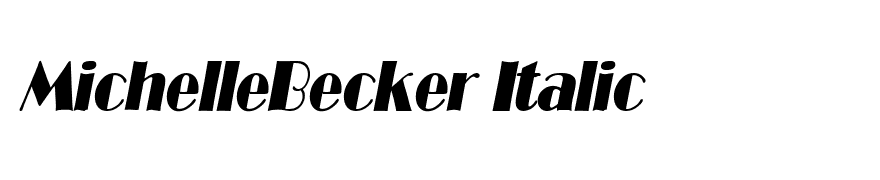 MichelleBecker Italic