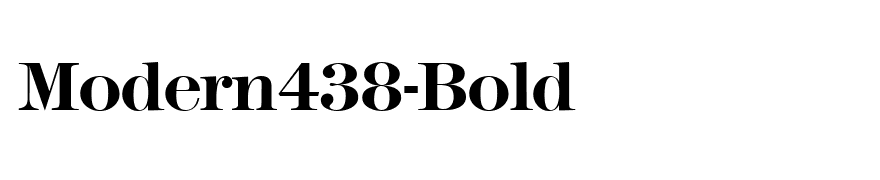 Modern438-Bold