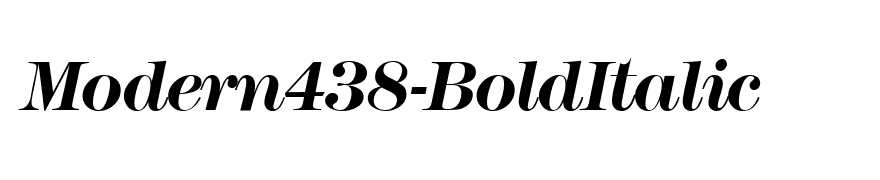 Modern438-BoldItalic