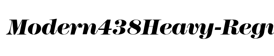 Modern438Heavy-RegularItalic