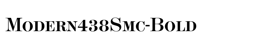 Modern438Smc-Bold