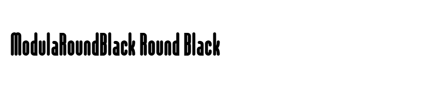 ModulaRoundBlack Round Black