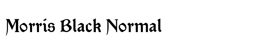 Morris Black Normal