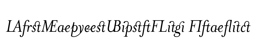 MrsEavesJustLig Italic