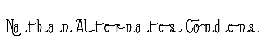 Nathan Alternates Condensed Regular