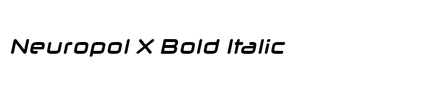 Neuropol X Bold Italic