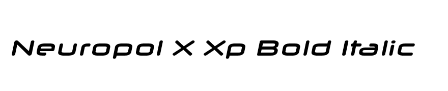 Neuropol X Xp Bold Italic