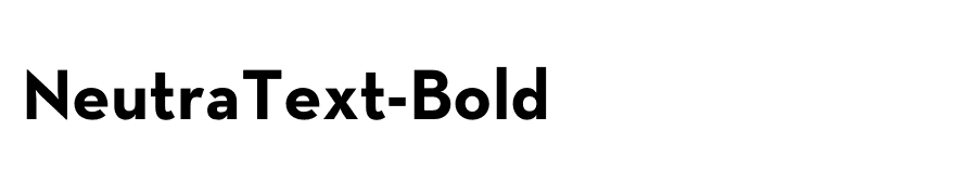 NeutraText-Bold