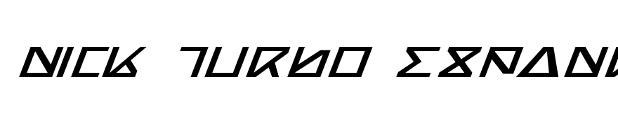 Nick Turbo Expanded Italic