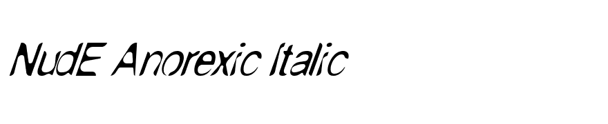 NudE Anorexic Italic