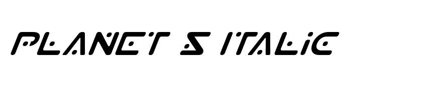 Planet S Italic