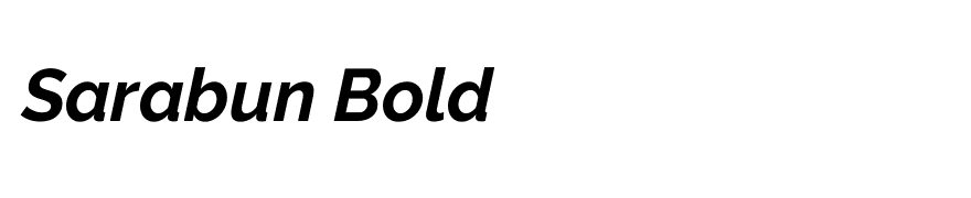 Raleway Bold Italic