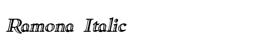 Ramona Italic