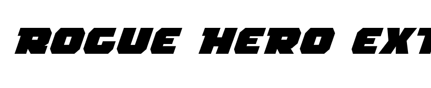 Rogue Hero Extended Italic