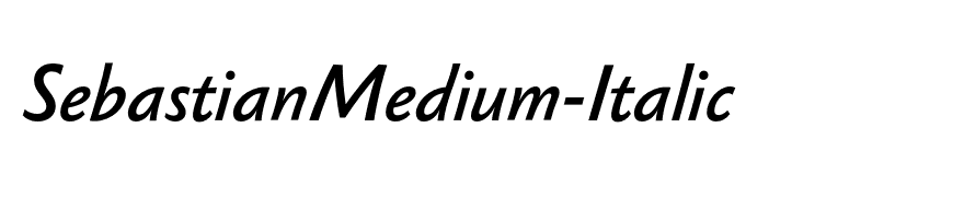 SebastianMedium-Italic