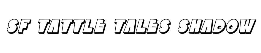 SF Tattle Tales Shadow Italic