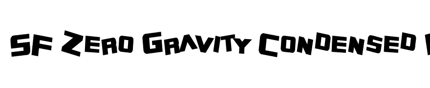 SF Zero Gravity Condensed Bold