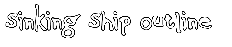 Sinking Ship outline