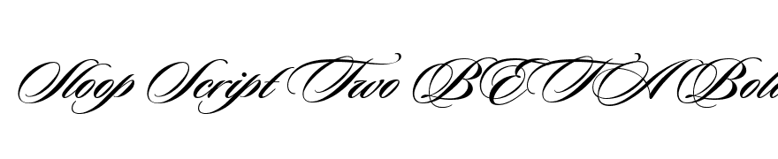 Sloop Script Two BETA Bold