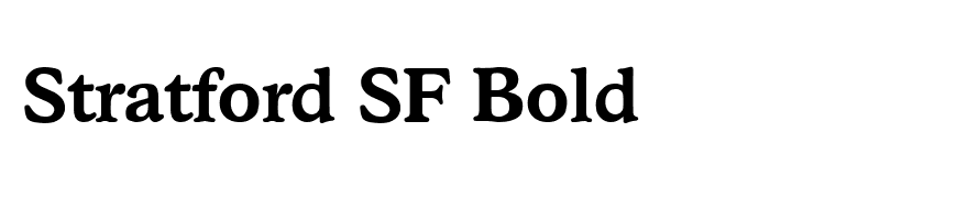 Stratford SF Bold