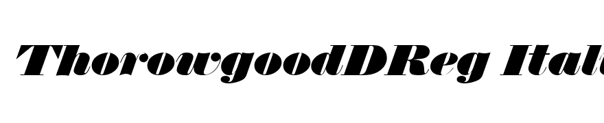 ThorowgoodDReg Italic