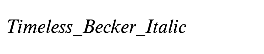 Timeless_Becker_Italic