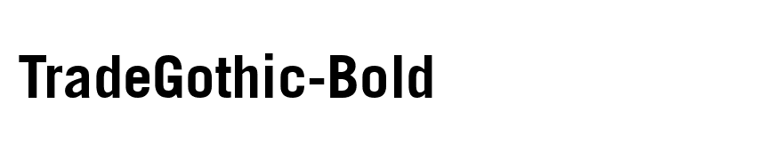 TradeGothic-Bold