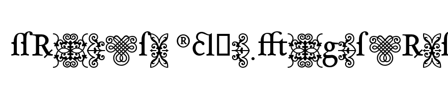 Tribute RomanLigatures