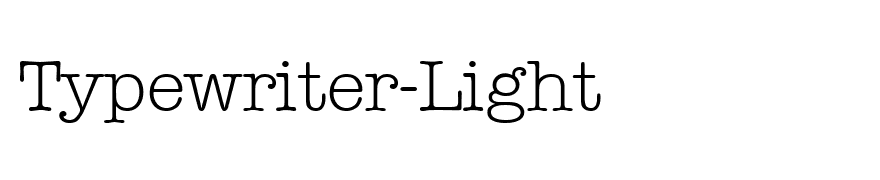 Typewriter-Light