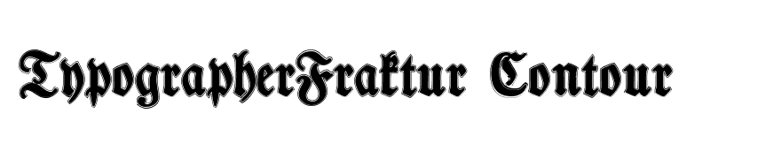 TypographerFraktur Contour