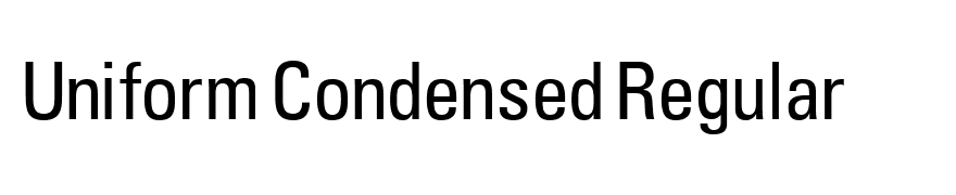 Uniform Condensed Regular