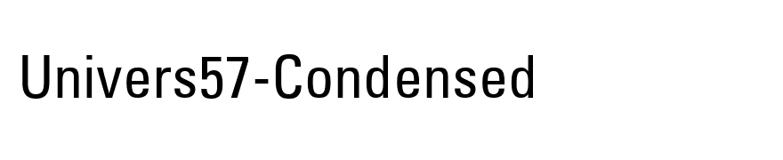 Univers57-Condensed