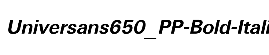 Universans650_PP-Bold-Italic