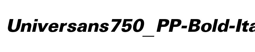 Universans750_PP-Bold-Italic