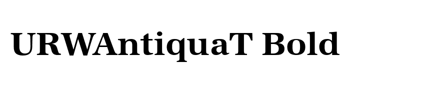 URWAntiquaT Bold