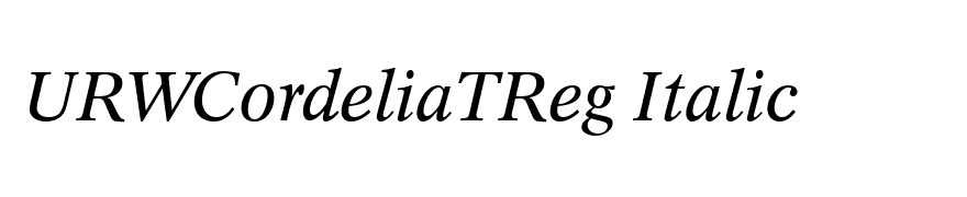 URWCordeliaTReg Italic