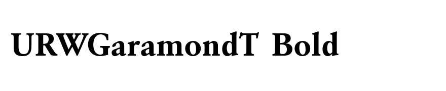 URWGaramondT Bold