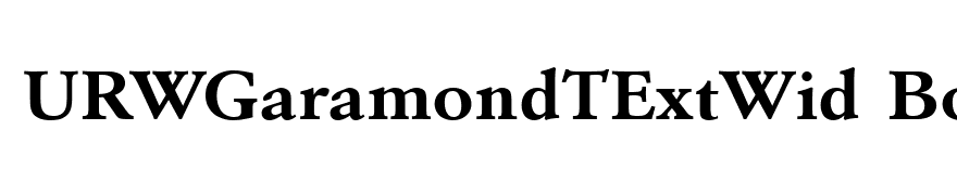 URWGaramondTExtWid Bold