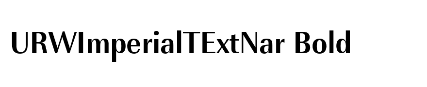 URWImperialTExtNar Bold