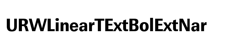 URWLinearTExtBolExtNar