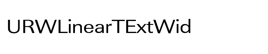 URWLinearTExtWid