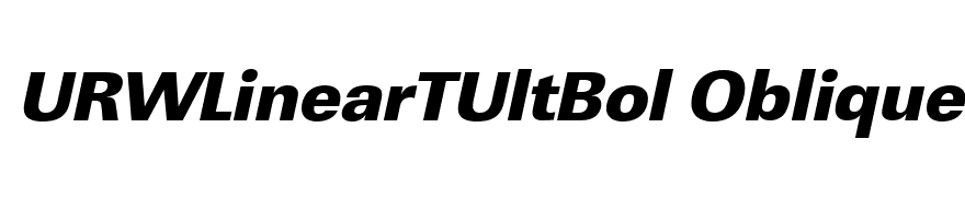 URWLinearTUltBol Oblique