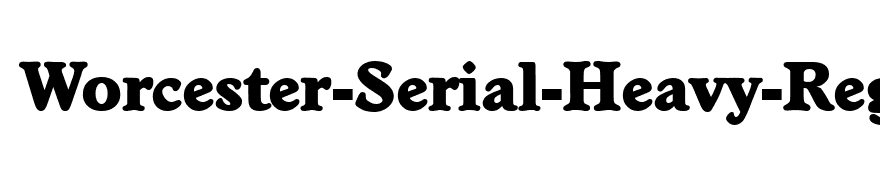 Worcester-Serial-Heavy-Regular