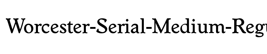 Worcester-Serial-Medium-Regular