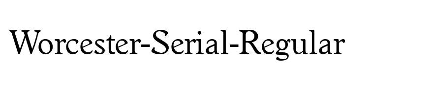 Worcester-Serial-Regular