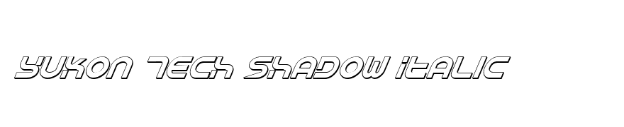 Yukon Tech Shadow Italic